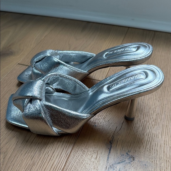 D’Amelio Silver Women's Heels - Picture 2 of 4